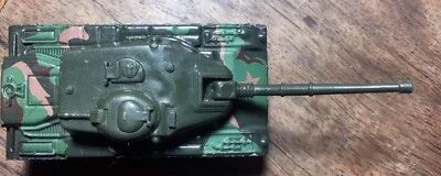 1974 Hot Wheels Green Camouflage Military Tank army Malaysia base  - Image 1 of 4