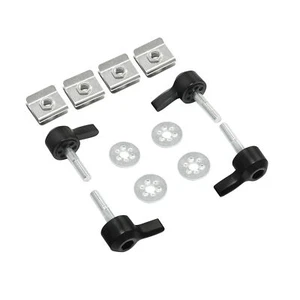 Black Saddlebag Lock Mounting Screw Kit Fit For Harley Touring Road Glide 93-25 - Picture 1 of 8