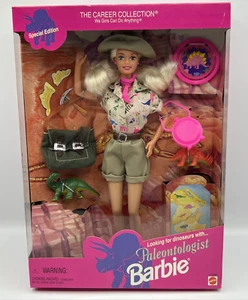 Muñeca Barbie de colección 1996 Paleontólogo The Career Collection Mattel #17240 NRFB - Imagen 1 de 15