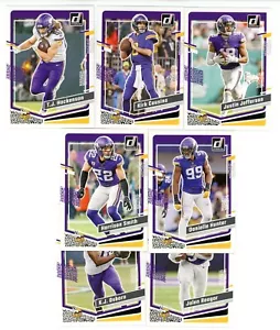 Juego de equipo base de fútbol americano Donruss NFL 2023 MINNESOTA VIKINGS - Imagen 1 de 1