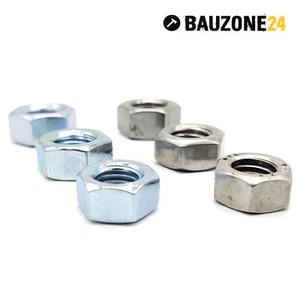 Sechskantmuttern Edelstahl A2 / VZ Muttern DIN 934 M3 - M30 Gewindeschrauben - Bild 1 von 16