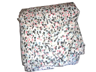 IKEA SMASTARR CARBÓN CORAL ROSA NEGRO (1) EDREDÓN COMPLETO/QUEEN 85X86 Foto 1 de 4