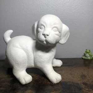 Vintage ceramic puppy 1980-90s’ white - Picture 1 of 17