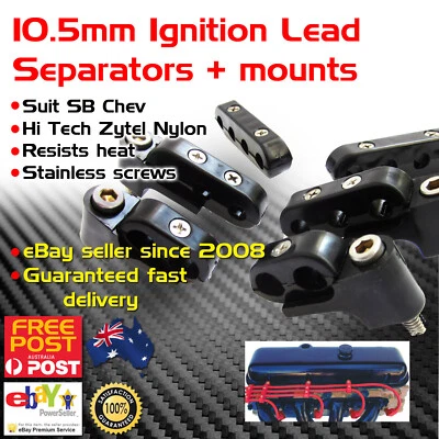 10.5mm Lead Separator Kit suit Holden V8 Mounts Brackets with Stainless Screws - Image 1 of 4