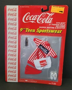 COCA-COLA 9" Teen Doll SPORTSWEAR fits SKIPPER SKOOTER Clothes OUTFIT 1986 BBI - Picture 1 of 3