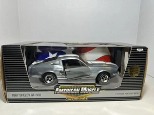 ERTL AMERICAN MUSCLE 1967 FORD MUSTANG SHELBY GT-500 1:18 SCALE LIMITED EDITION - Picture 1 of 8