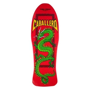 Powell Peralta Caballero Chinese Dragon Red Early Reissue Skateboard Deck Rare C - Picture 1 of 1