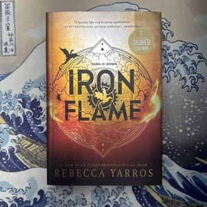 Iron Flame Signed Edition - Black Sprayed Edges - First Edition - Hardback Cover - Imagen 1 de 4