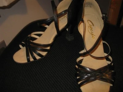 Capezio  2.5" Rosa Black Ladies Sz 7.5 Ballroom Dance Shoe Retail $95 - Image 1 of 3