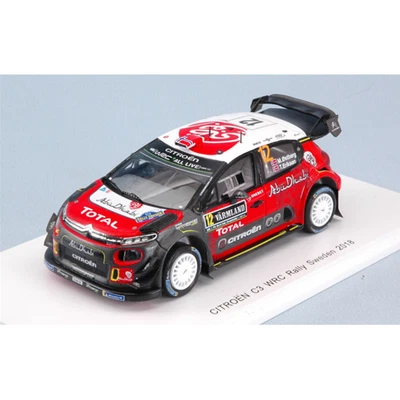 CITROEN C3 WRC N.12 6th SWEDEN RALLY 2018 M.OSTBERG-T.EIKSEN 1:43 Spark Model Au - Immagine 1 di 2