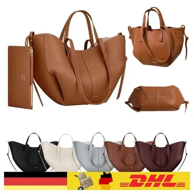 2025 Damen Fashion Wings Bucket Bag Rindsledertasche Tragetasche Große Kapazität - Bild 1 von 4