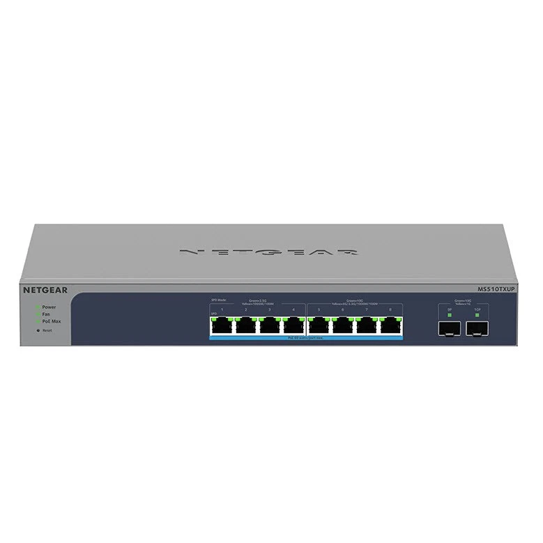 *NEW* NETGEAR Pro MS510TXUP 8 Ports Multi Gigabit PoE Switch - Image 1 of 1