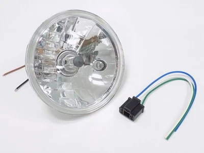 H4 Lampe Scheinwerfer Einsatz 5 3/4 Zoll E-Geprüft mit Standlicht klarglas - Bild 1 von 4