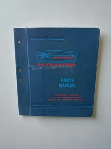 Vintage 1960s Kiekhaefer Mercury Outboard Parts Manual Binder Marine Collectible - Bild 1 von 15