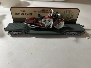 Lote 5 Bradford Hawthorne 1948 Indian Motorcycle escala HO coche plano 14-01617-004 - Imagen 1 de 8