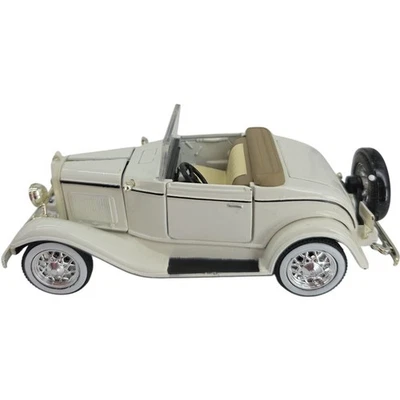 Museo Nazionale del Motore Bianco Come Nuovo 1932 Modello 18 V8 Cabriolet Età d'Oro di Ford - Immagine 1 di 4