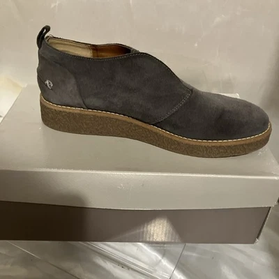 Franco Sarto Cliff Botín Zapatos Gris Gamuza Cuña Cómodos Para Mujer Talla 7M 💯 Foto 1 de 4