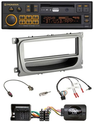 Pioneer DAB Lenkrad USB Bluetooth Autoradio für Ford C-Max Focus Galaxy ab 07 si - Bild 1 von 4