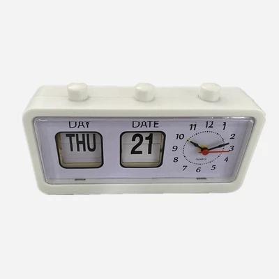 Mechanical Alarm Clock Novelty Flip Clock Desktop Digital Clock with8687 - Image 1 of 4