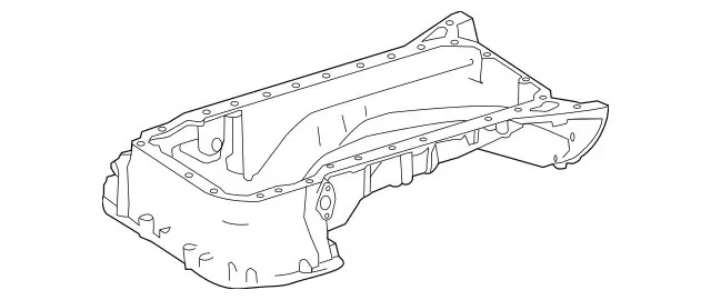 Cacerola de aceite original Mercedes-Benz 278-014-07-00 Foto 1 de 1
