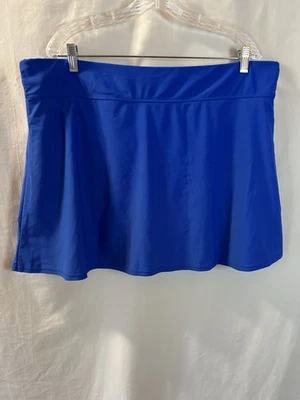 Women’s Swim Skirt Skort Bottoms Banded Waist Plus Size 20W Royal Blue EUC - Image 1 of 4