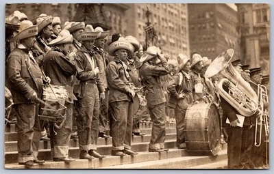 K36/ Indianapolis Indiana RPPC Postcard c1920s Des Moines Iowa Band 23 - Image 1 of 4
