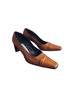 Vintage Balenciaga Leather Pumps Size 36 EU / 5.5 US - Made In Spain - Imagen 1 de 4