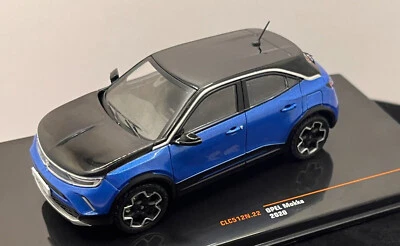 OPEL MOKKA 2020 BLUE METAL IXO CLC512N 1:43 BLACK ROOF - Photo 1/4