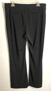 DANA BUCHMAN WEITES BEIN KLEID KARRIERE SCHWARZ HOHE TAILLE HOSE GRÖSSE LARGE HOSE - Bild 1 von 5
