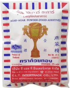Agar Agar Powder Thai Gold Cup 25g 50g 100g - FREE POST - BULK OPTION AVAILBLE - Picture 1 of 1