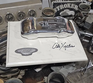 Limited Signed ALEX XYDIAS vtg Streamliner Plaque So-Cal Speed Shop hot rod scta - Picture 1 of 9