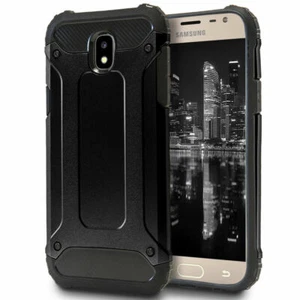 Samsung Galaxy J3 Pro 2017/J330 Silicone Phone Case Cover Plastic Shell (Black) - Zdjęcie 1 z 4