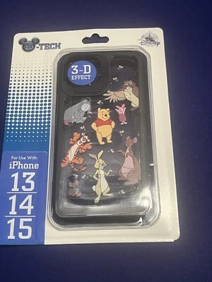 2024 Disney Parks Winnie The Pooh And Friends 3D IPHONE 13 14 15 Estuche Nuevo Foto 1 de 3