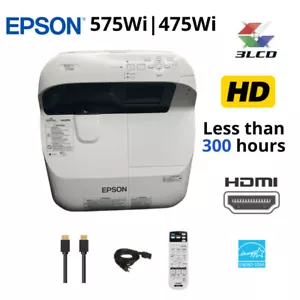 🔥EPSON BrightLink 575|475Wi Projektoren HDMI, 3300 Lumen weniger als 300 Stunden - Bild 1 von 24