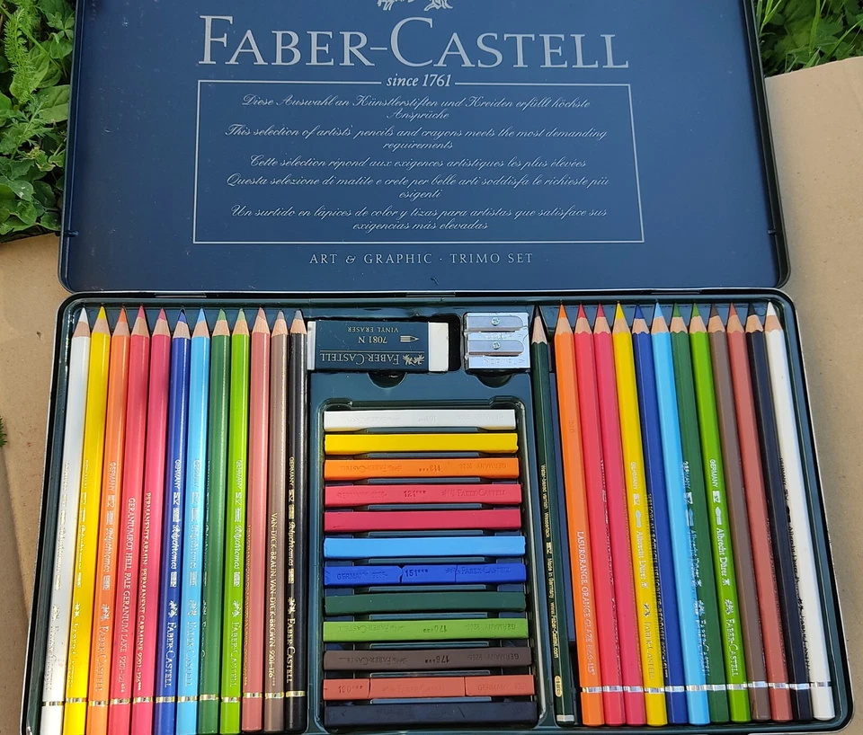 Faber Castell Art Set Künstlerfarbstifte Aquarellstifte Pastell 38 Artikel - Bild 1 von 4