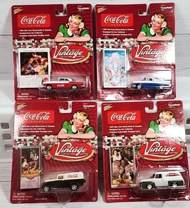 Coca-Cola Johnny Lightning Vintage Collection Die-Cast LOT OF 4 - Picture 1 of 16
