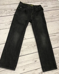 Gap Kid’s Dark Straight Denim Jeans Pants Adjustable Waist Size 6 Regular - Picture 1 of 12