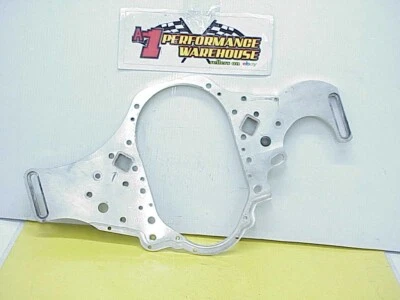 Billet Aluminum Chevy RO7 Motorplate from a Multi-Championship NASCAR Team Foto 1 de 4