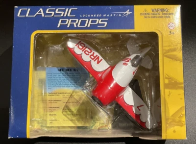 Motor Max Classic Props Lockheed Gee Bee R-2 Red White 1/100 Scale NIB New Box - Image 1 of 3