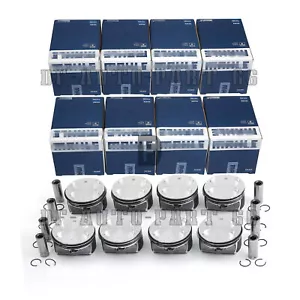 MAHLE 8x Pistons & Rings Set Φ93+0.5mm For BMW 550i 650i 750i X5 N62B48 4.8L - Picture 1 of 4