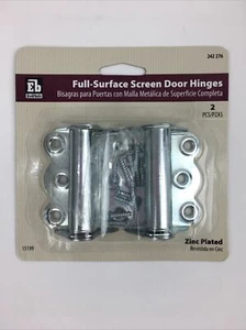 2 Stück Vollflächige Bildschirm Türscharniere Schwer Verzinkt Schrauben Enthalten EVERBILT - Bild 1 von 3