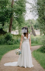 Kleine und zierliche Bräute aufgepasst: hier kommt euer Brautkleid! Größe 34 - Bild 1 von 7