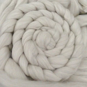Kammzug Wolle zum spinnen filzen, Spinnfasern, Filzwolle, natur ungefärbt - Bild 1 von 38