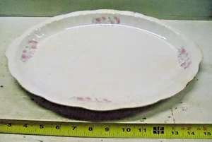 Old Vintage The American China Co. Platter  Flowers  16 x 11 - Picture 1 of 5