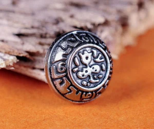 30pcs 12mm Leather craft Decor Silver-Tone Artistic Rivets Studs Spots Conchos - Picture 1 of 8