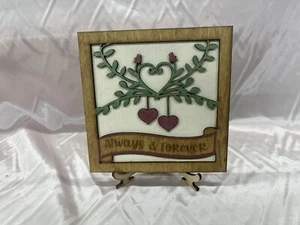 Love Birds, Cute Couple, Rustic,  Valentine's Day Gift, Wedding - Picture 1 of 1