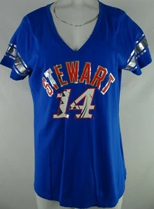 #14 Camiseta para mujer Tony Stewart Nascar azul y naranja manga corta - Imagen 1 de 5