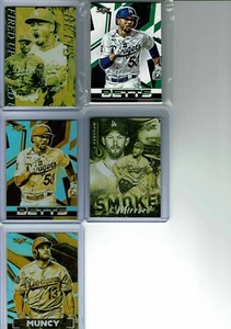 2021 Topps Fire Baseball Los Angeles Dodgers Team Set (10) Base Cards +++ - Picture 1 of 3