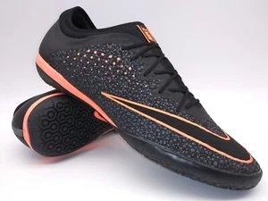 Scarpe da calcio Nike da uomo rare Mercurialx Finale IC 725242 008 nere indoor - Foto 1 di 8