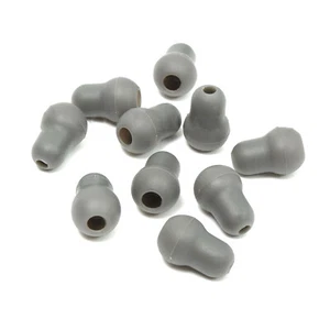 10Pcs Silicone Gray Soft Eartips Earplug Earpieces For Littmann Stethoscope - Picture 1 of 7